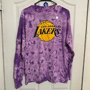 Los Angeles Lakers Purple Long Sleeve Tee